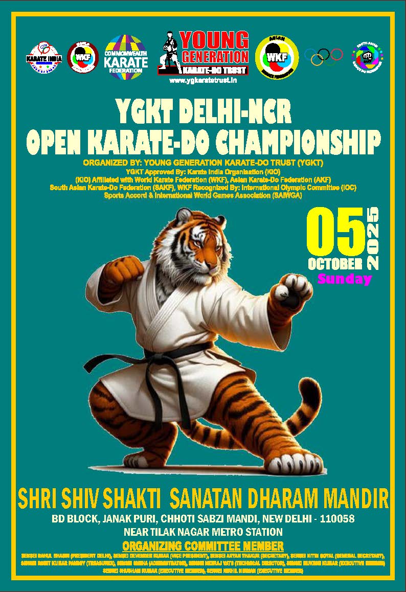 YGKT Delhi-NCR Open Karate-Do Championship 2025